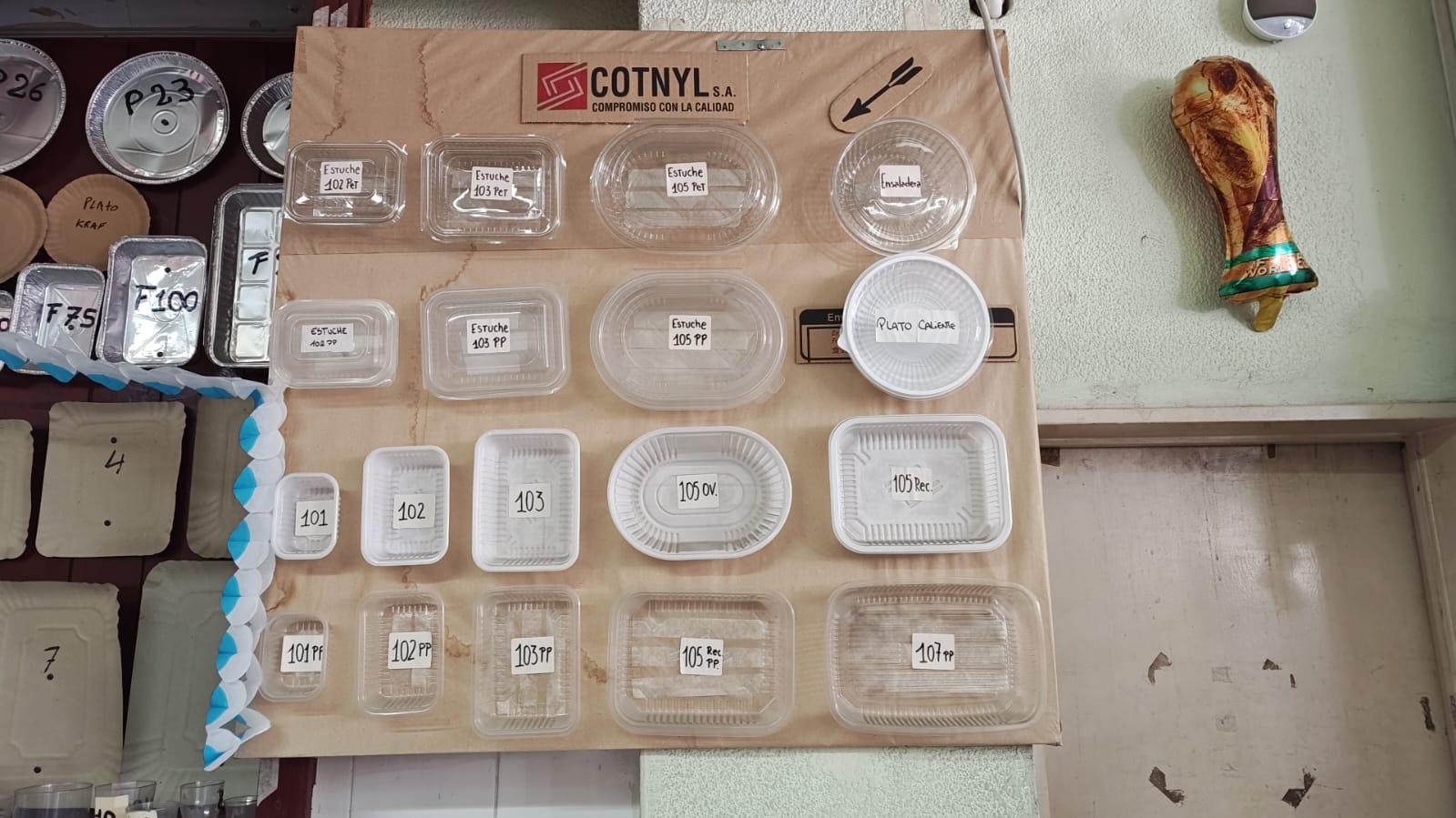 Bandejas plásticas Cotnyl