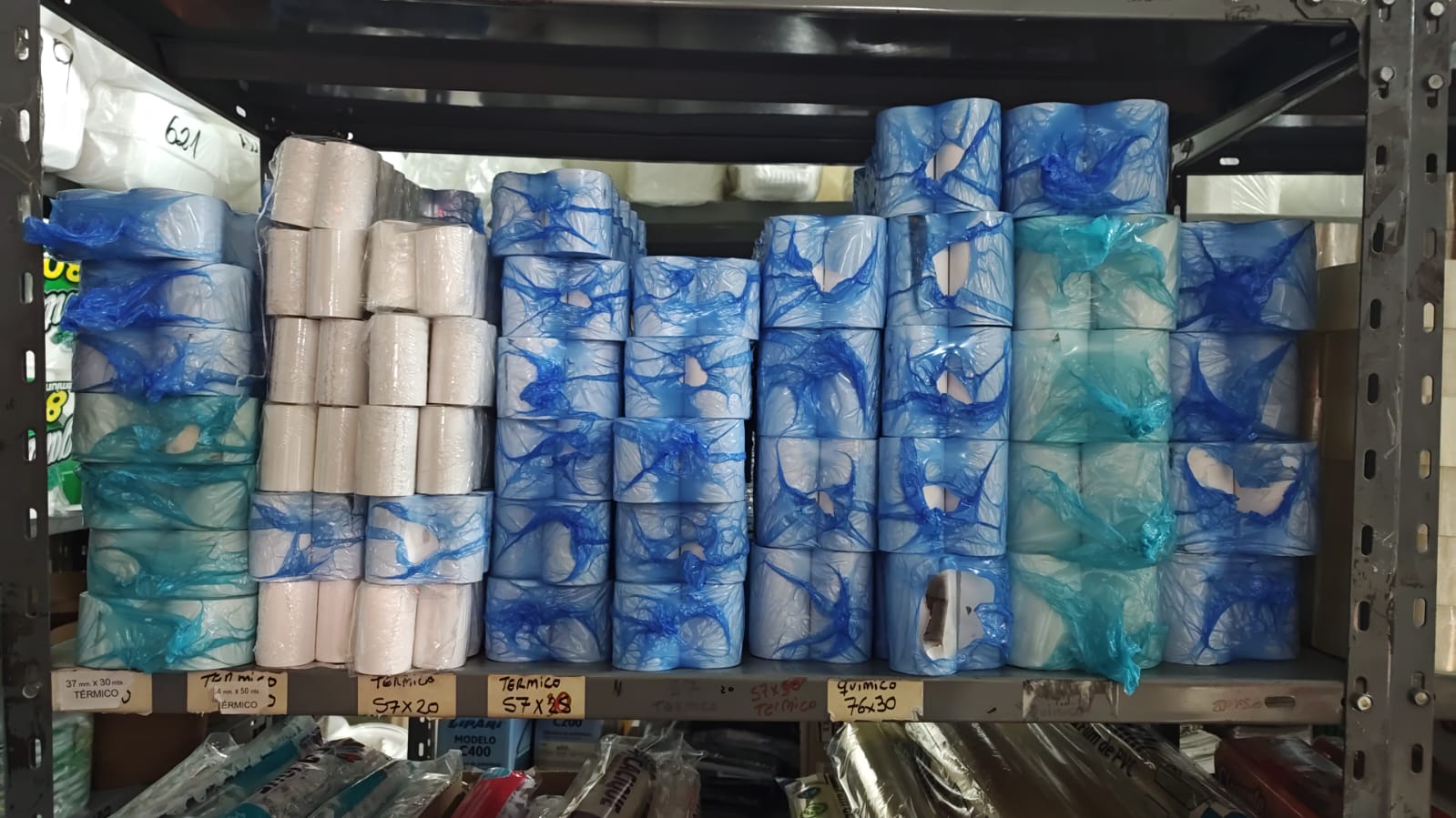 Rollos de cocina, papel higiénico y bobinas